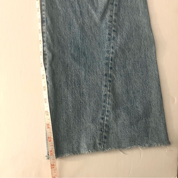 SLVRLAKE Grace Twisted Seam High Rise Wide Leg Jeans Women’s Size 27 - Picture 15 of 16